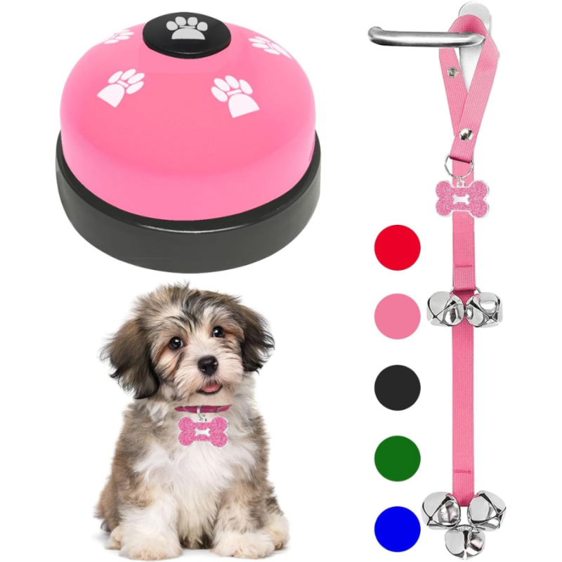2 Pack Dog Door Bells Dog Doorbell To Go Outside Puppy Train Bell For Dogs To Ring