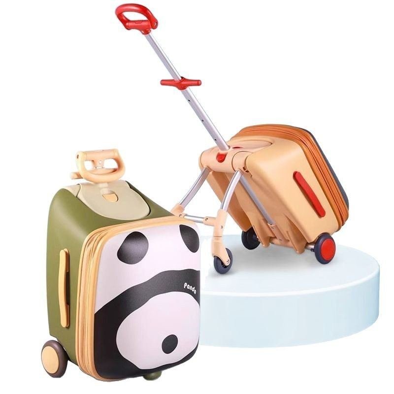 A 2-in-1 Travel Suitcase That Doubles As A Stroller Kids Can Sit And Ride While You Pull It Along Perfect For Traveling With Children