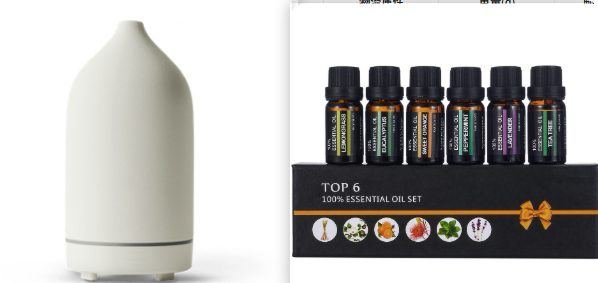 Ceramic Aroma Diffuser Humidifier Ultrasonic Aroma Diffuser