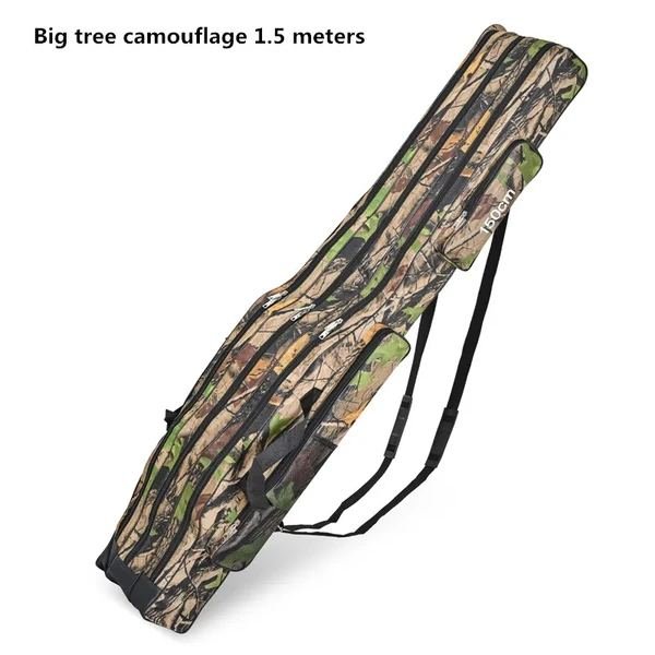 Fishing Bag Rod Bag Fishing Bag With 3 Compartments Fishing Rod Bags Portable