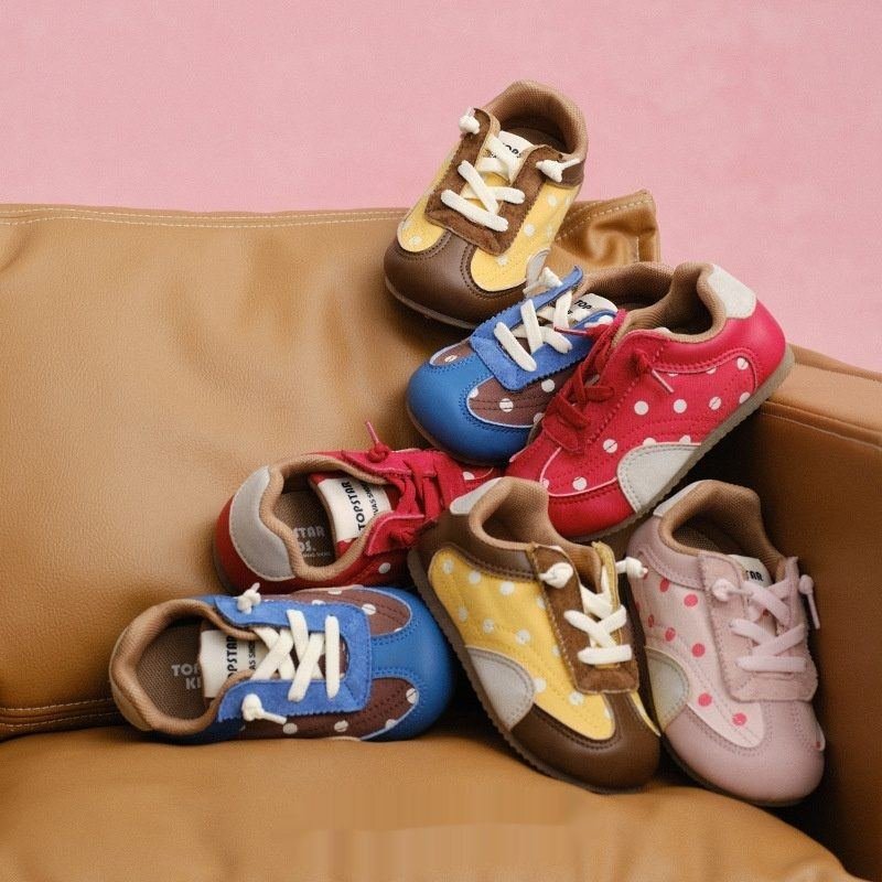 Girls' Polka-Dot Sneakers