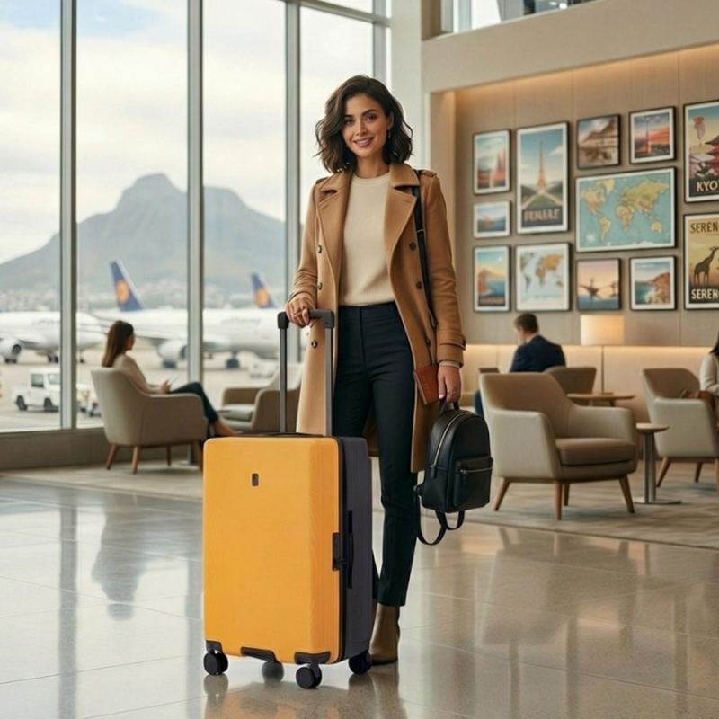 Large-capacity Omnidirectional Quiet-wheel Rolling Suitcase