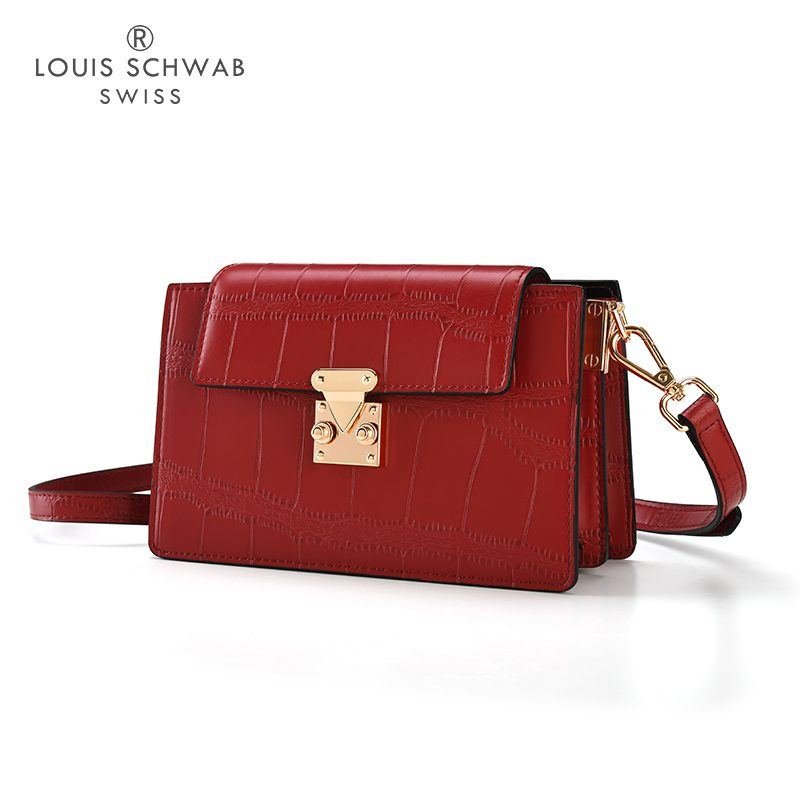 Louis Schwab Women's Handbag  Minimalist  Compact Yet High Quality A Modern And Sophisticated Small Square Style Handbag With Versatile Options For Handheld Or Shoulder Cross Carry