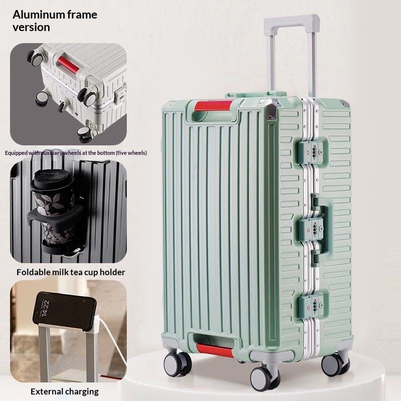 Travel Aluminum-frame Trolley With Combination Lock