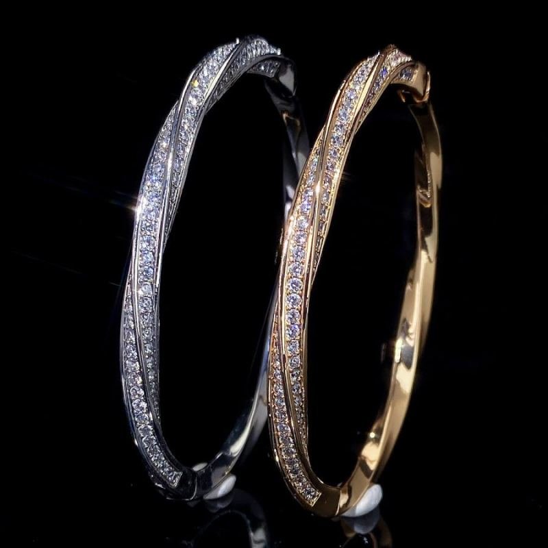 Trendy And Exquisite Fashion Full-Zirconia Women's Bracelet, Light Luxury, High-End Feel, Versatile Bracelet Accessory Wholesale