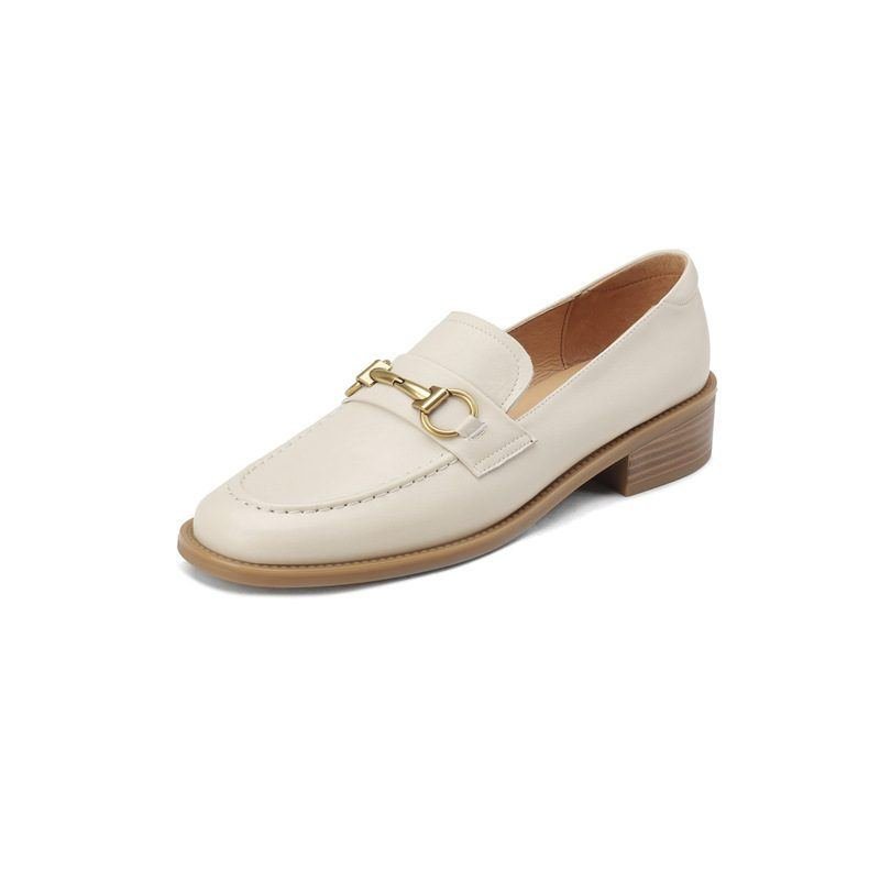 Vintage Womens British-style Leather Shoes