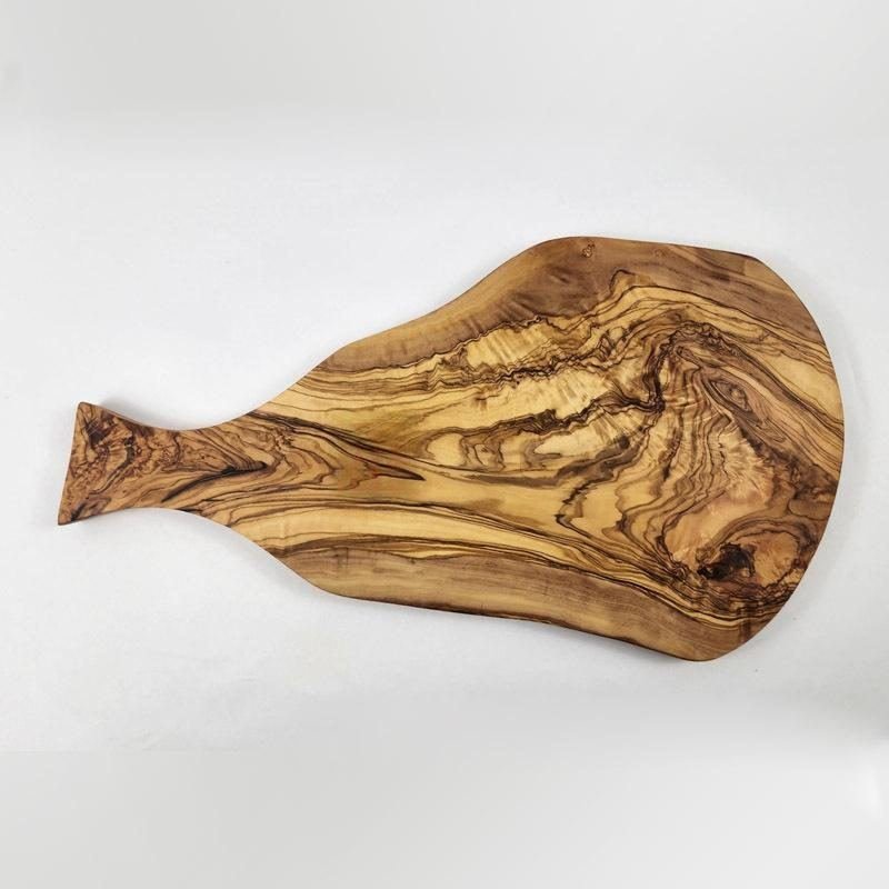 Wooden Cutting Board For Steak Pizza And Vegetables